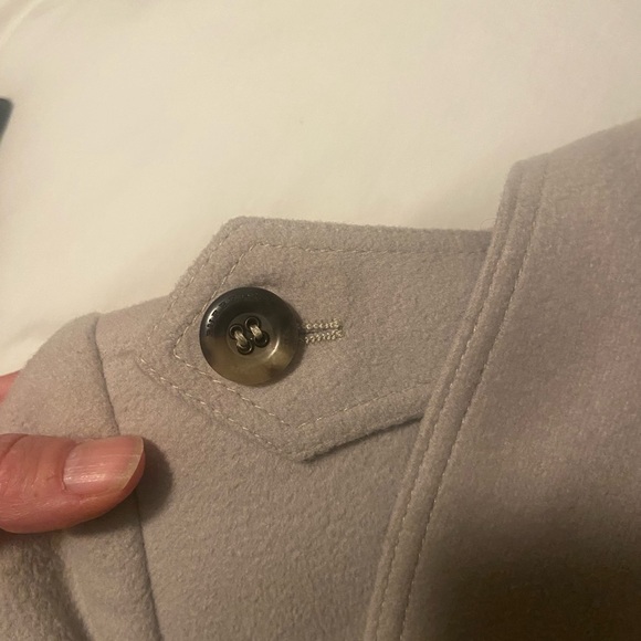 AUTHENTIC BURBERRY CASHMERE WOOL BLEND TRENCH COAT BURBERRY SIZE 42 (S/M) - Picture 9 of 13